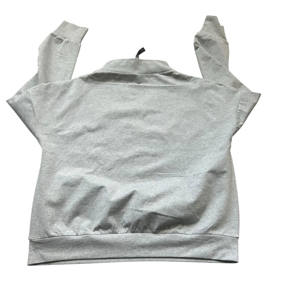 Vuori women’s Granite Funnel Neck sweatshirt gray size small dreamknit lounge - Picture 3 of 8